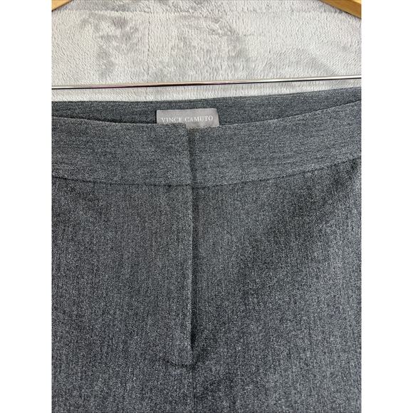 Vince Camuto Pants Womens 10 Gray Slim Riding Style Ponte Ankle Trousers Career - Picture 4 of 10